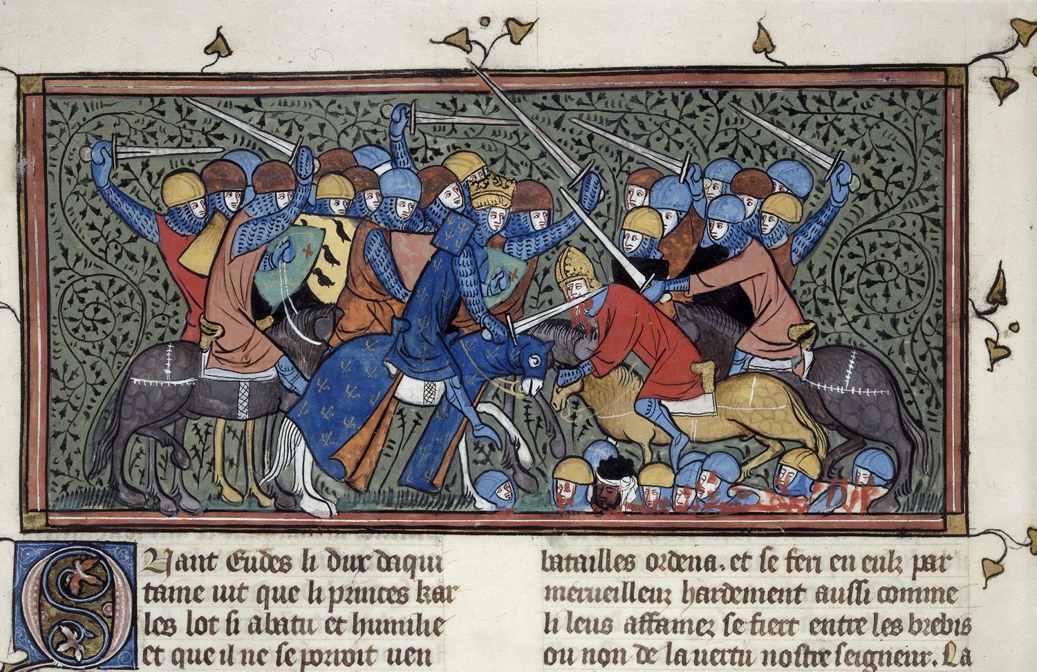 25 octobre 732 : Charles Martel arrête une razzia arabe . Arton221