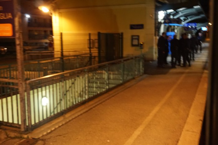 Arrestation en gare de Menton-Garavan